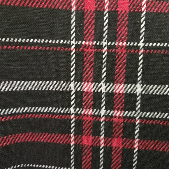 Seven Sisters Red and Black Plaid Pencil Skirt - Picture 2 of 4